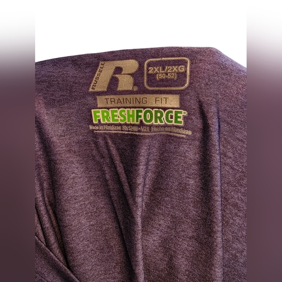 Russell Athletic Fresh Force Mens Shirt 2XL (50/52) Blue - Picture 3 of 4